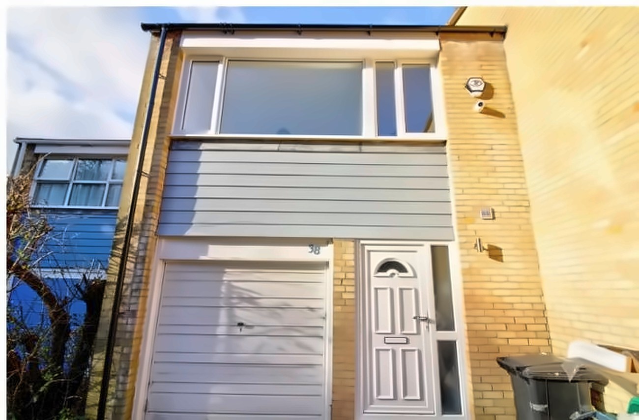 Three-bed terraced house – after