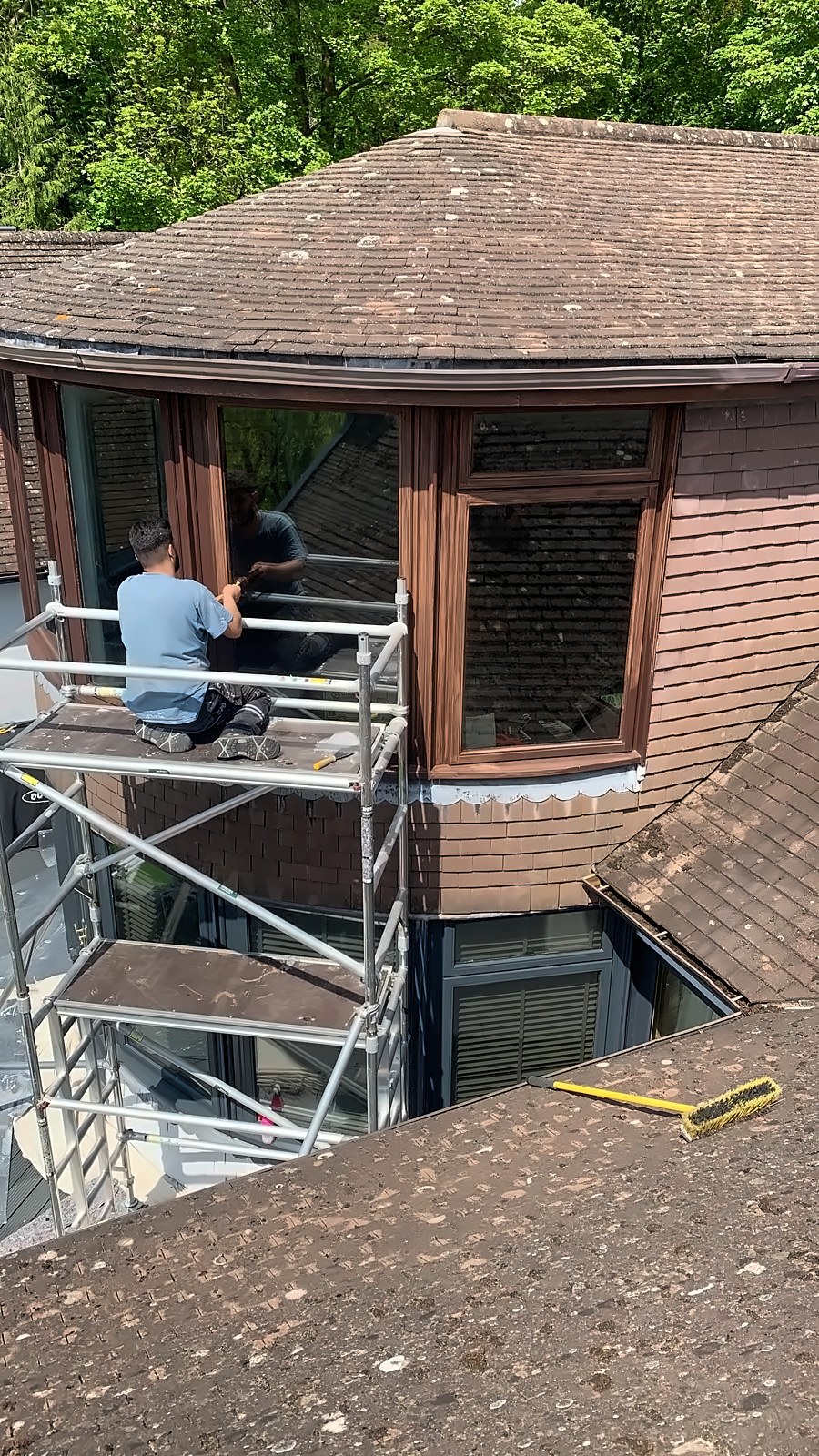 Detached house – during